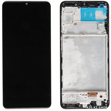 Дисплей Samsung Galaxy A22 SM-A225 4G, в сборе с сенсором, с рамкой, Черный